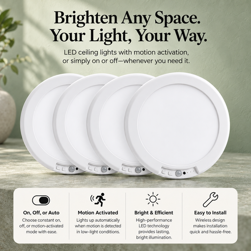 SENSYVO Halo Rechargeable Ceiling Light