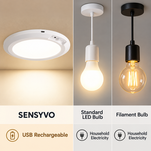 SENSYVO Halo Rechargeable Ceiling Light